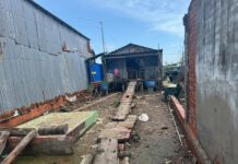 Ông bà còng lưng gồng gánh nuôi 2 cháu mồ côi Đó là hoàn cảnh gia đình ông MAI VIỆT HƯNG