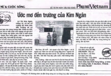 Ước mơ đến trường của Kim Ngân